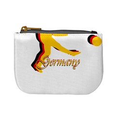 German Soccer Player Germany German Flag Colors Black Gold Red Logo Typography Sports Mini Coin Purses by yoursparklingshop