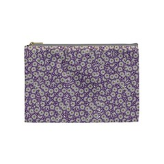 Ditsy Floral Pattern Cosmetic Bag (medium)  by dflcprints