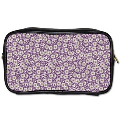 Ditsy Floral Pattern Toiletries Bags 2-side by dflcprints