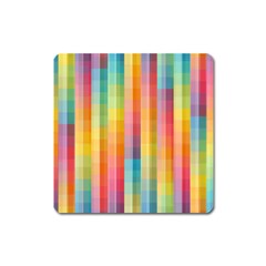 Background Colorful Abstract Square Magnet