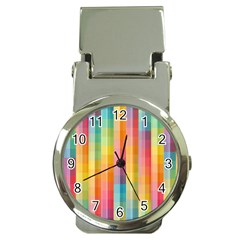 Background Colorful Abstract Money Clip Watches