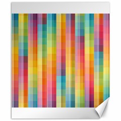 Background Colorful Abstract Canvas 8  x 10 