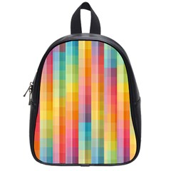Background Colorful Abstract School Bag (small) by Nexatart
