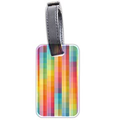 Background Colorful Abstract Luggage Tags (Two Sides)