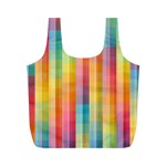 Background Colorful Abstract Full Print Recycle Bags (M)  Front