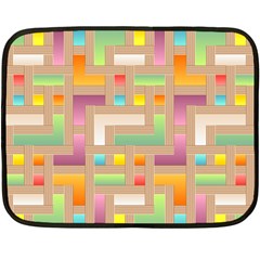 Abstract Background Colorful Double Sided Fleece Blanket (mini)  by Nexatart