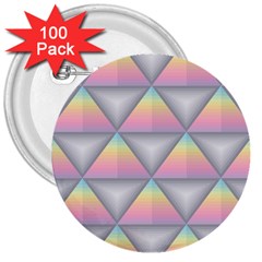 Background Colorful Triangle 3  Buttons (100 Pack)  by Nexatart