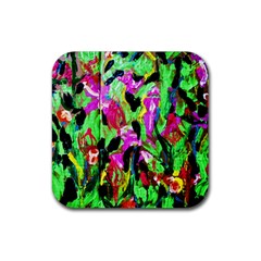 Spring Ornaments-2 Rubber Coaster (square) 