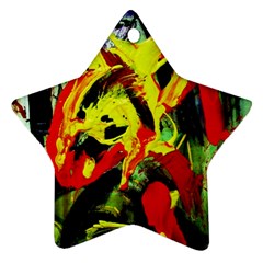 Fish And Bread-1/1 Ornament (star) by bestdesignintheworld
