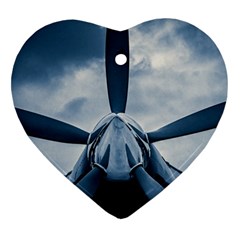 Propeller - Sky Challenger Ornament (heart) by FunnyCow