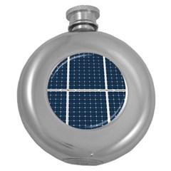 Solar Power Panel Round Hip Flask (5 Oz) by FunnyCow