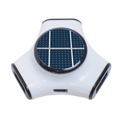 Solar Power Panel 3-port Usb Hub by FunnyCow