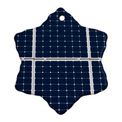 Solar Power Panel Ornament (snowflake) by FunnyCow