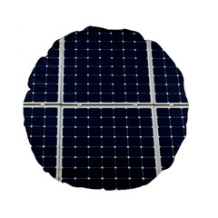 Solar Power Panel Standard 15  Premium Round Cushions by FunnyCow