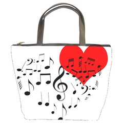 Singing Heart Bucket Bags