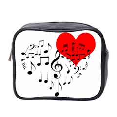 Singing Heart Mini Toiletries Bag 2-Side