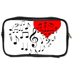 Singing Heart Toiletries Bags by FunnyCow