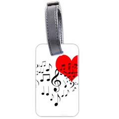 Singing Heart Luggage Tags (Two Sides)