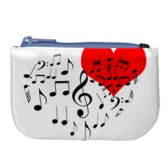 Singing Heart Large Coin Purse