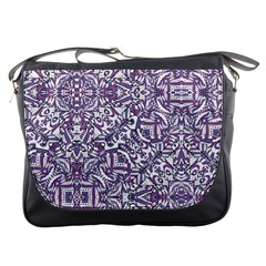 Colorful Intricate Tribal Pattern Messenger Bags
