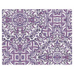 Colorful Intricate Tribal Pattern Double Sided Flano Blanket (Medium) 