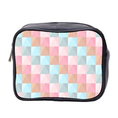 Abstract Pattern Background Pastel Mini Toiletries Bag 2-side by Nexatart