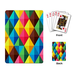 Background Colorful Abstract Playing Card by Nexatart