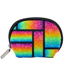 Background Colorful Abstract Accessory Pouches (small) 