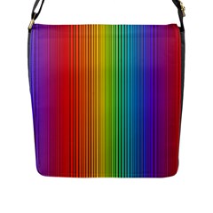 Background Colorful Abstract Flap Messenger Bag (l) 