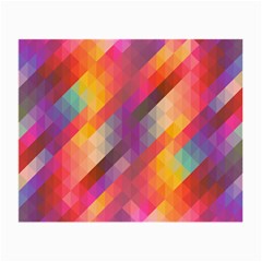 Abstract Background Colorful Pattern Small Glasses Cloth