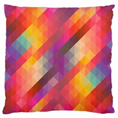 Abstract Background Colorful Pattern Standard Flano Cushion Case (One Side)