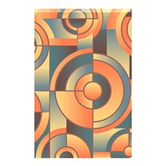 Background Abstract Orange Blue Shower Curtain 48  X 72  (small)  by Nexatart