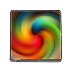 Abstract Spiral Art Creativity Memory Card Reader (square)