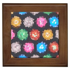 Background Colorful Abstract Framed Tiles