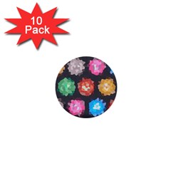 Background Colorful Abstract 1  Mini Buttons (10 pack) 