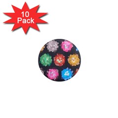 Background Colorful Abstract 1  Mini Magnet (10 pack) 