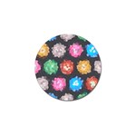 Background Colorful Abstract Golf Ball Marker Front