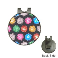 Background Colorful Abstract Hat Clips with Golf Markers