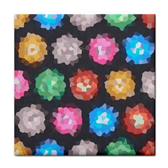 Background Colorful Abstract Face Towel