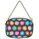 Background Colorful Abstract Chain Purses (Two Sides)  Front