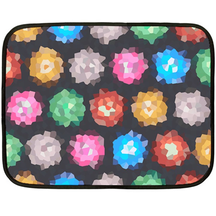 Background Colorful Abstract Double Sided Fleece Blanket (Mini) 