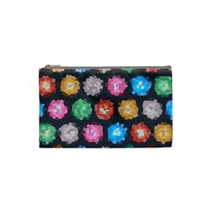 Background Colorful Abstract Cosmetic Bag (Small) 