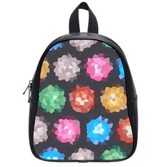 Background Colorful Abstract School Bag (Small)