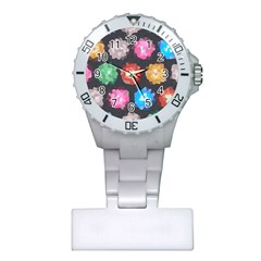 Background Colorful Abstract Plastic Nurses Watch