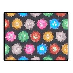 Background Colorful Abstract Double Sided Fleece Blanket (Small) 
