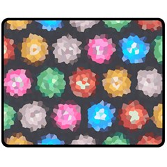 Background Colorful Abstract Double Sided Fleece Blanket (Medium) 