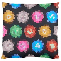 Background Colorful Abstract Large Flano Cushion Case (One Side)