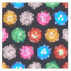 Background Colorful Abstract Large Satin Scarf (Square)
