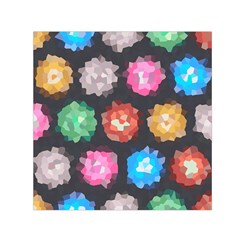 Background Colorful Abstract Small Satin Scarf (Square)
