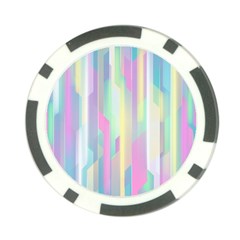 Background Abstract Pastels Poker Chip Card Guard